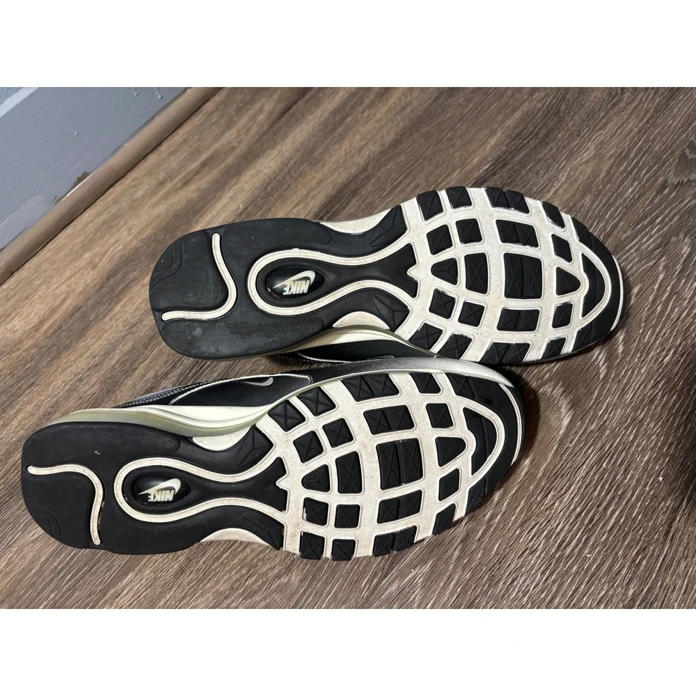 Nike Air Max 97 Black Silver Gradient Mens Size‎ 14 Sneakers 921826-016